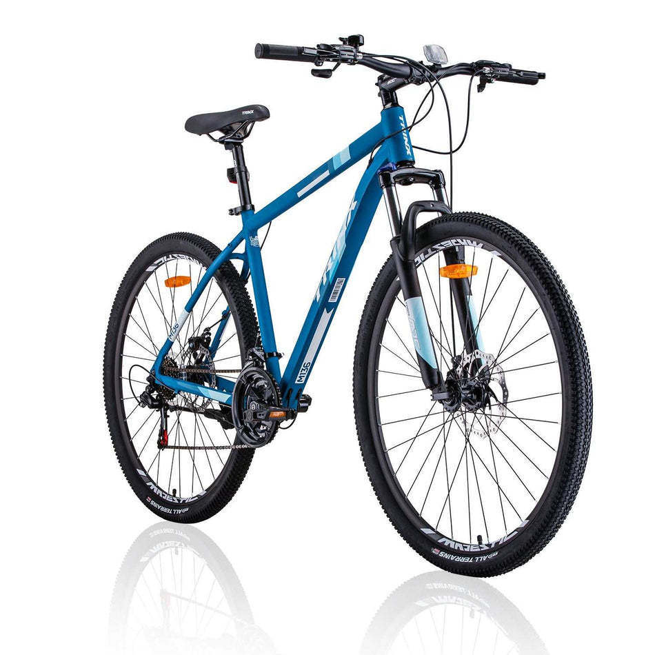 18 Inch Frame Mountain Bike with 21 Speed | Blue/White