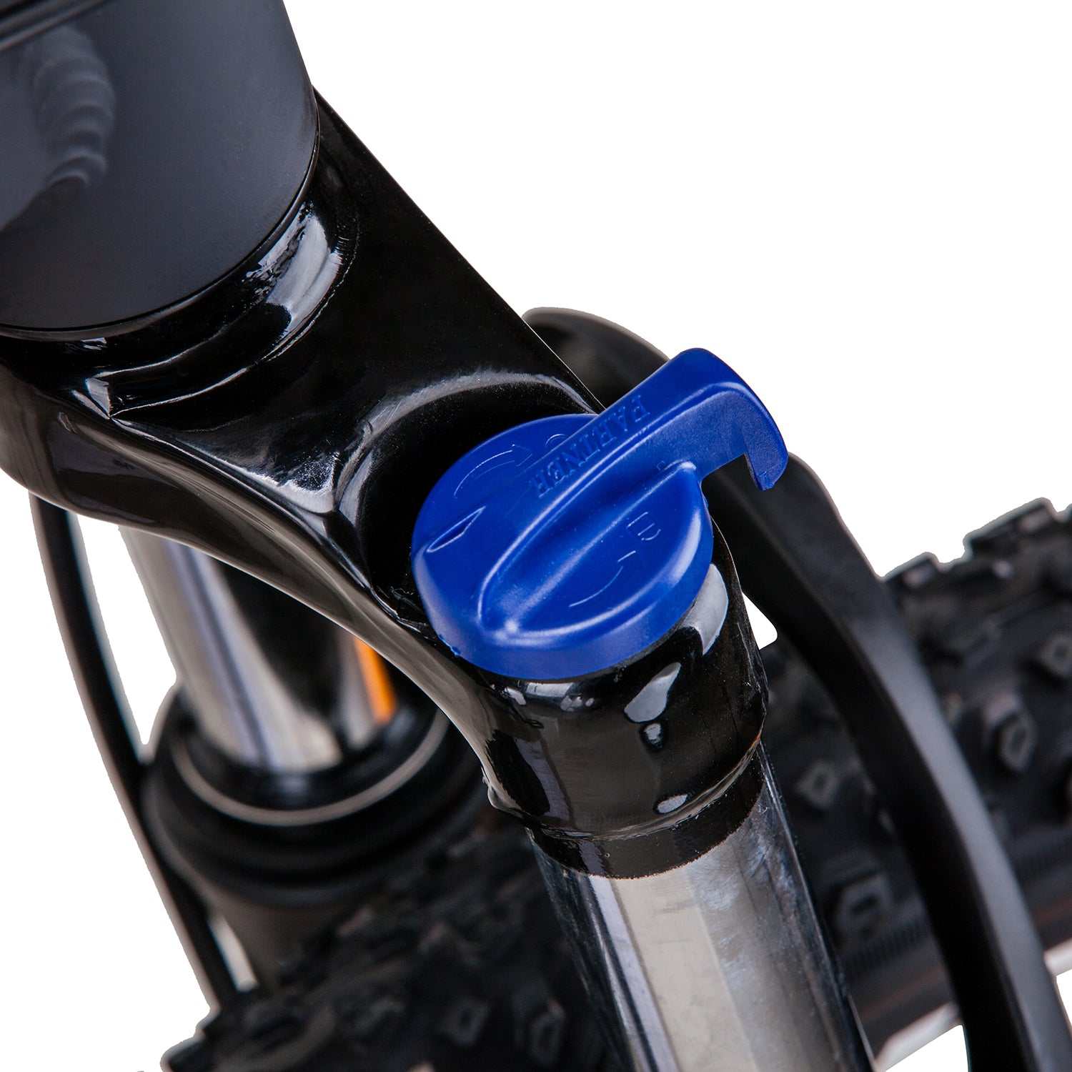 26 inch Lock-Out Suspension Mountain Bike | Matt Black White/Red