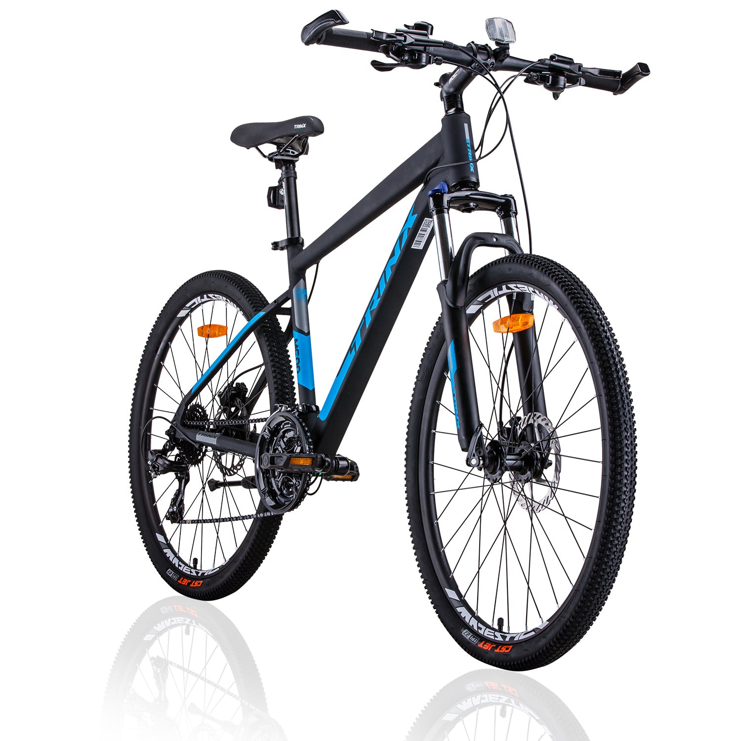 Trinx M600 Mountain Bike 24 Speed MTB Bicycle 17 Inches Frame Blue-BicycleLab.com.au