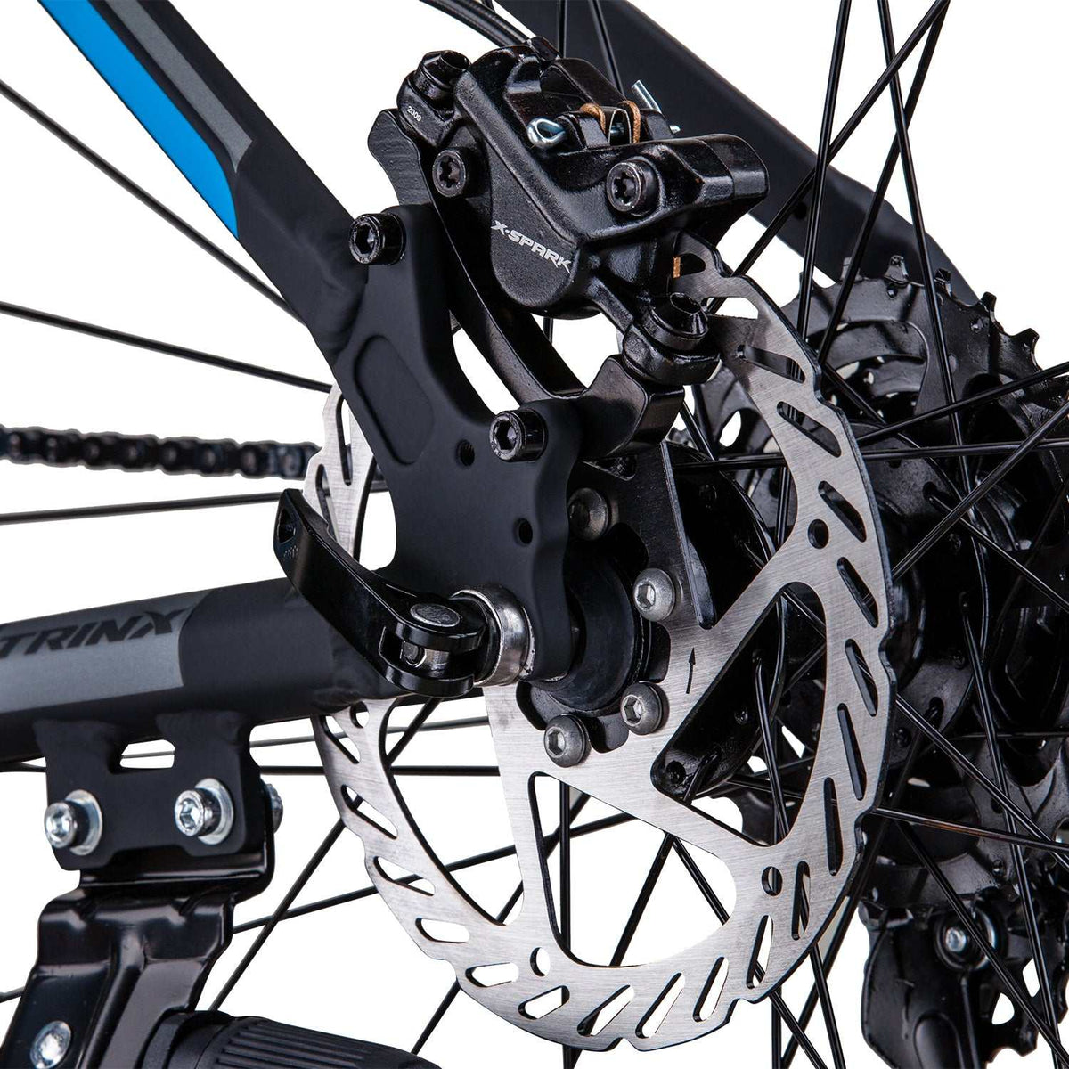 High-Performance 24 Speed Mountain Bike | Blue