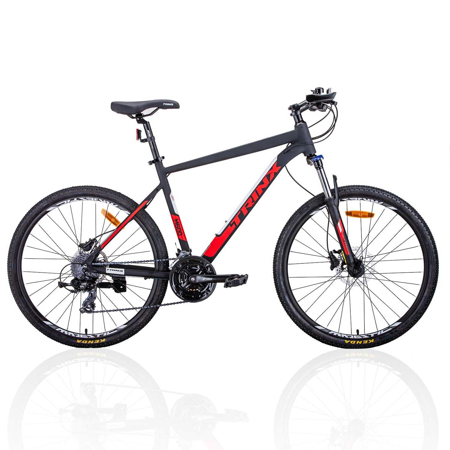 17 Inch Frame Mountain Bike with 24 Speed | Red