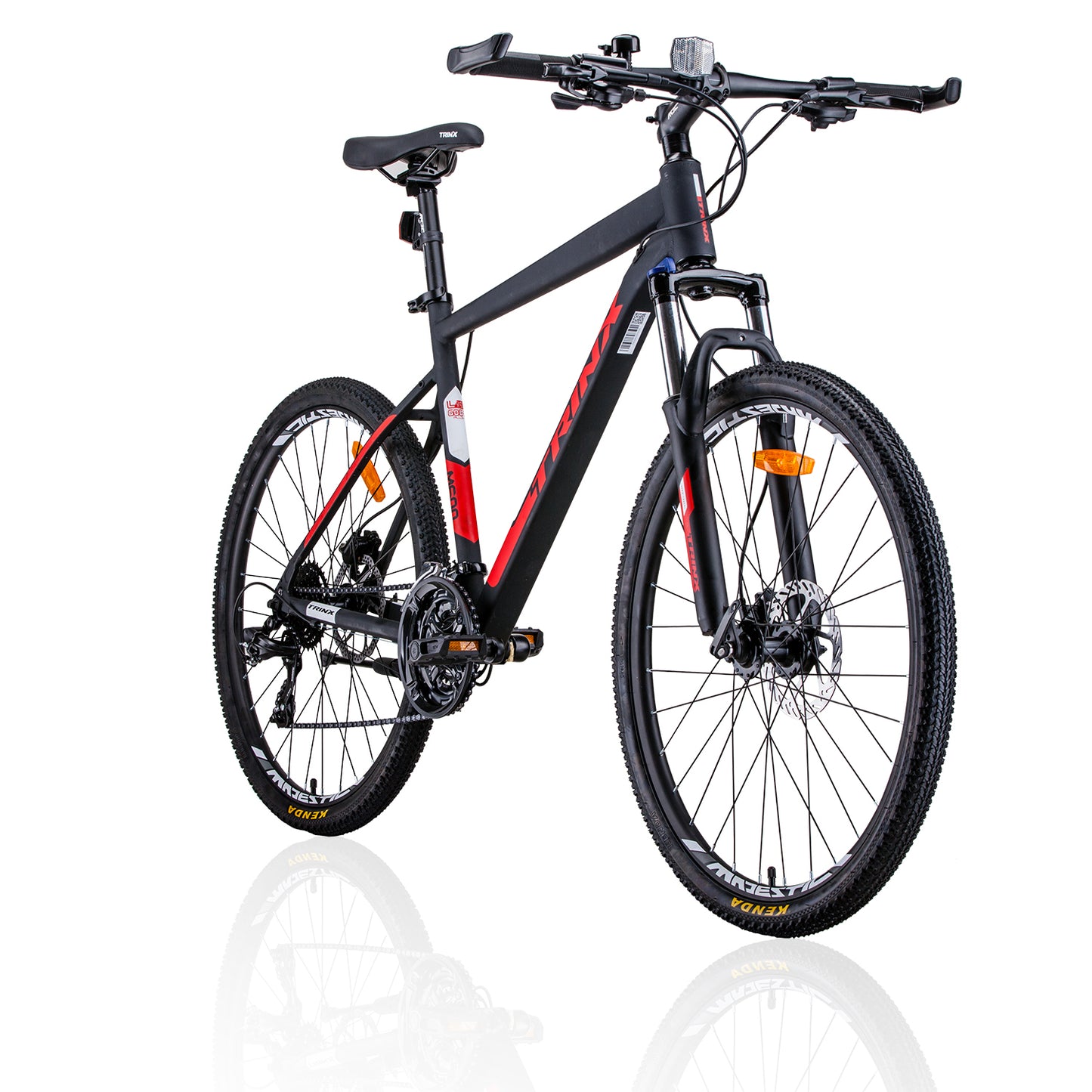 Trinx M600 Mountain Bike 24 Speed MTB Bicycle 17 Inches Frame Red-BicycleLab.com.au