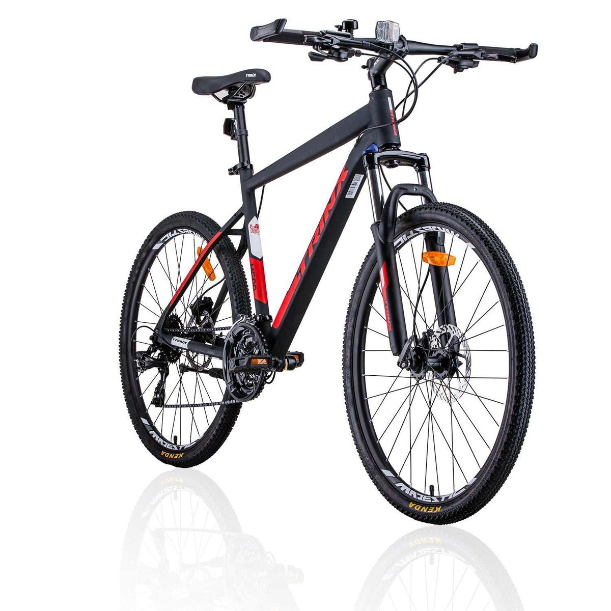 21 Inch Mountain Bike with 24 Speed | Red