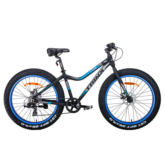 Trinx Tiger T106 Fat Bike Shimano 7 Speed Bicycle Blue-BicycleLab.com.au