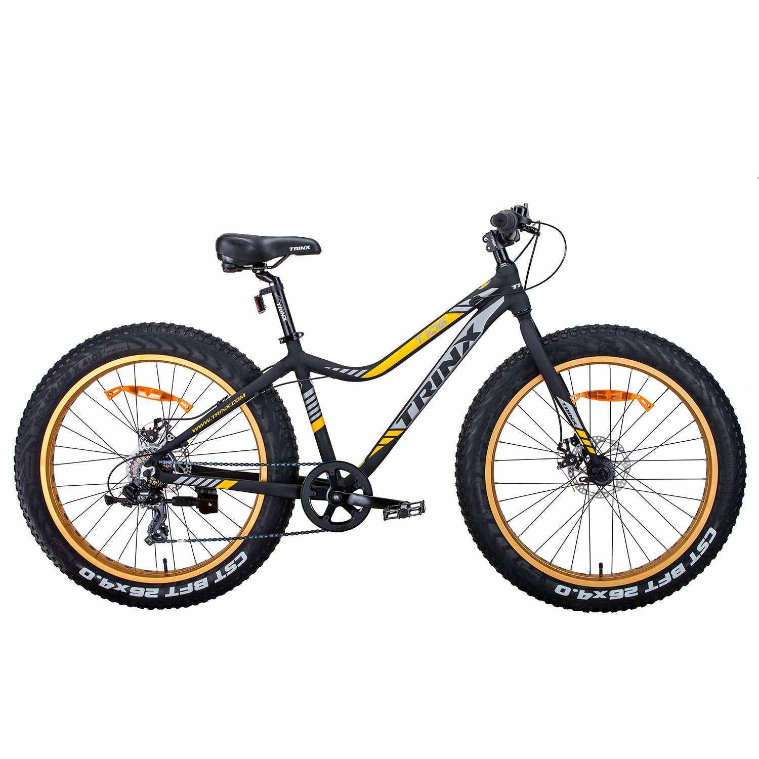 All Terrain 26 Inch Fat Bike with 7 Speed | Orange