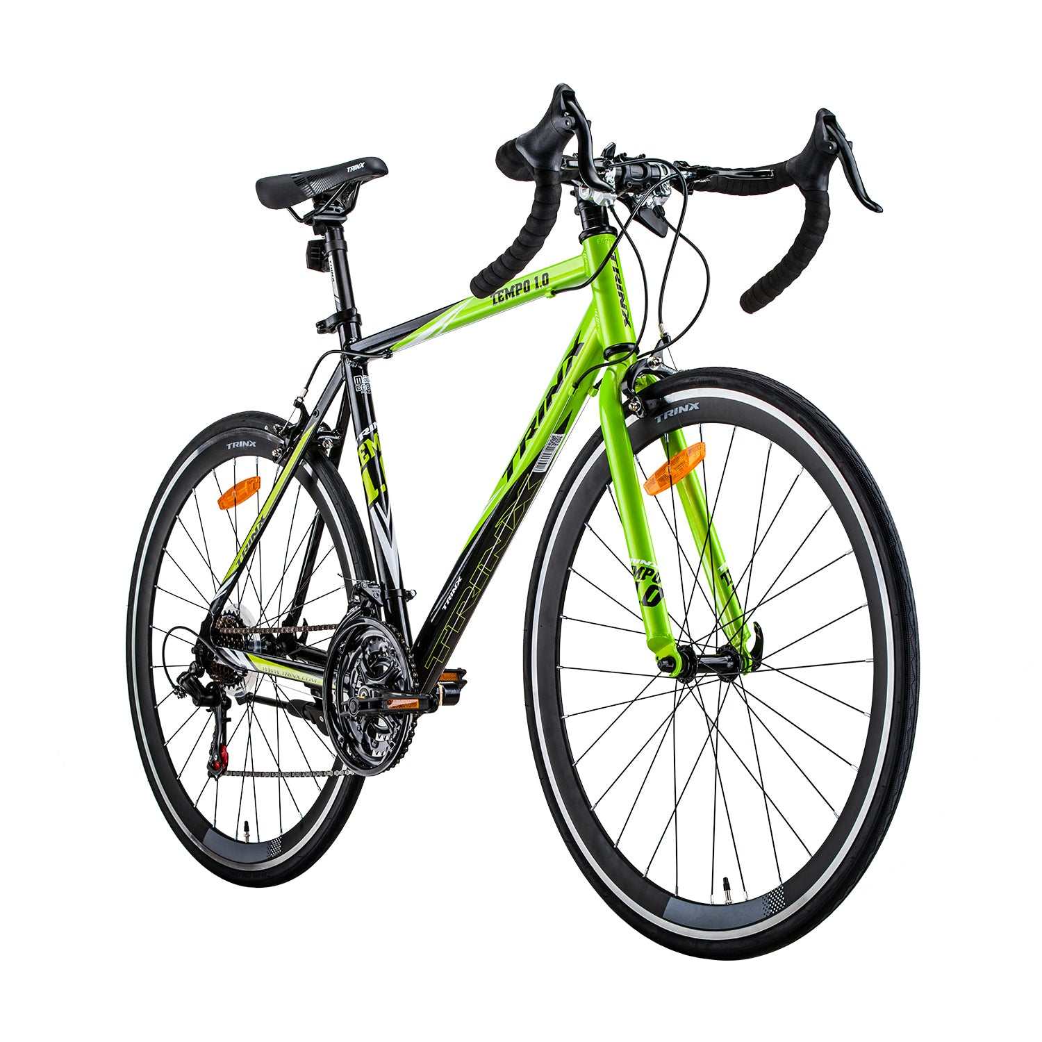 700C Aluminium Frame Road Bike with 21 Speed | Black/Green