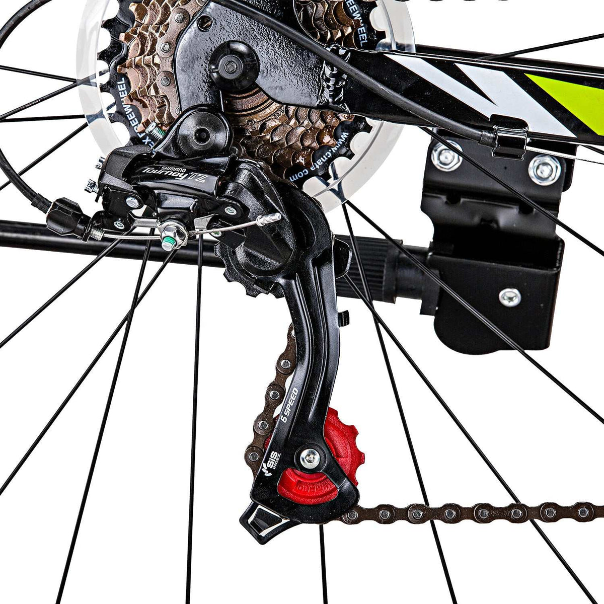 700C Aluminium Frame Road Bike with 21 Speed | Black/Green