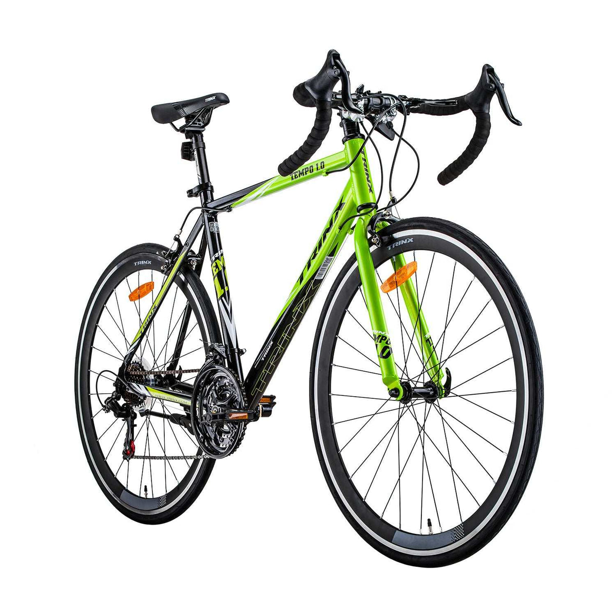 700C Road Bike with 21 Speed | Black/Green