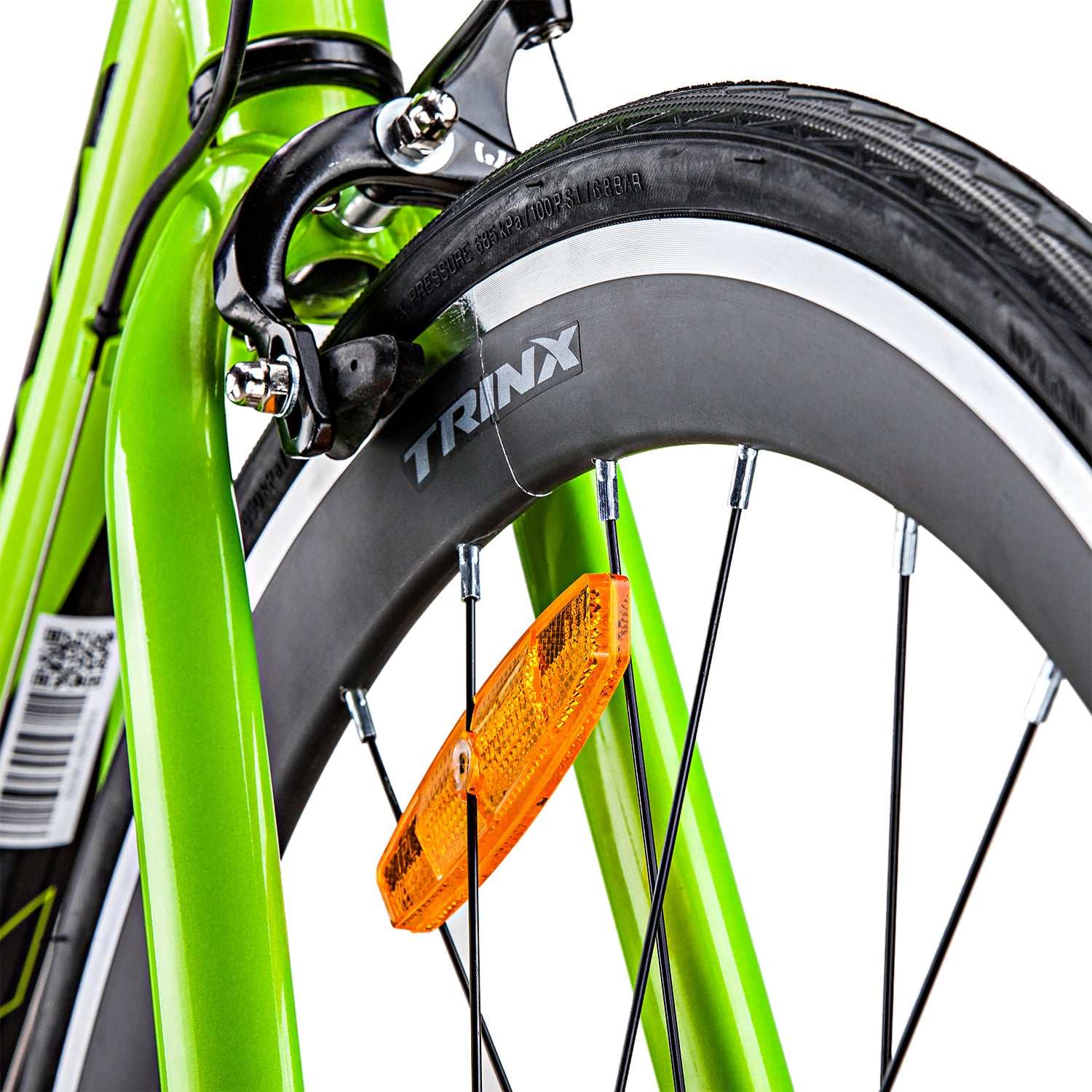 700C Road Bike with 21 Speed | Black/Green