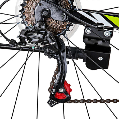700C Road Racing Bike with 21 Speed | Black/Green