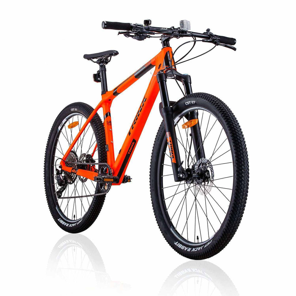Carbon Fibre Mountain Bike with Hydraulic Disc Braking | Orange