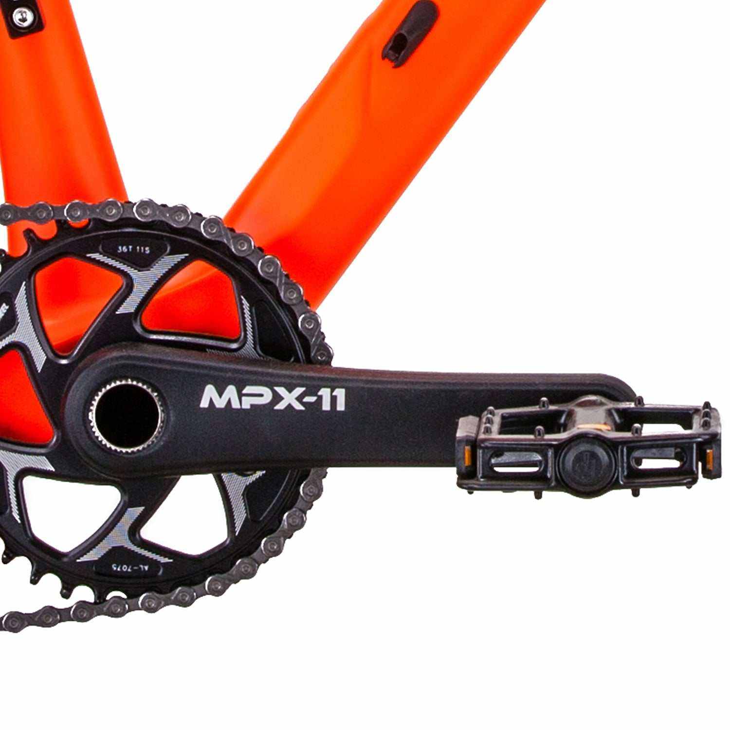Carbon Fibre Mountain Bike with Hydraulic Disc Braking | Orange