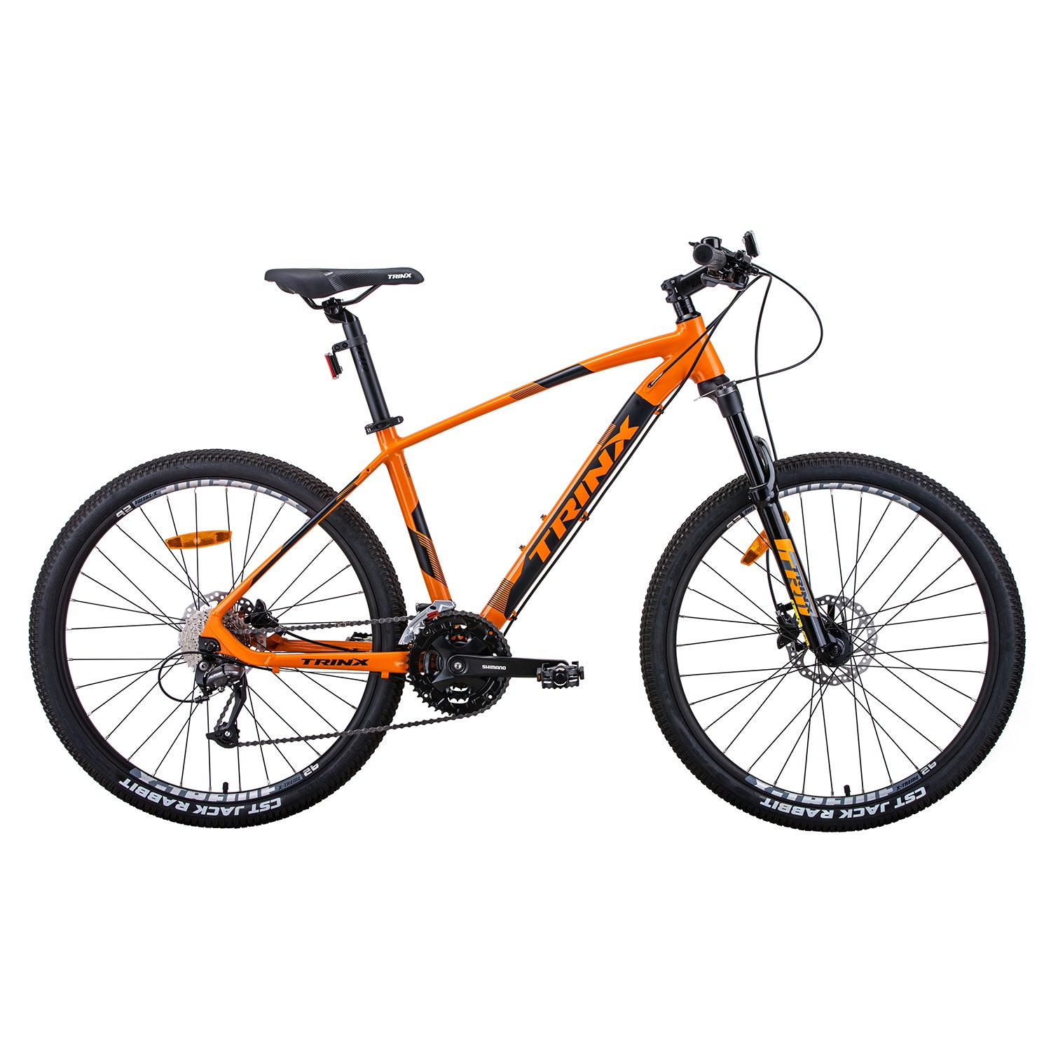 Trinx X1 MTB Mountain Bike Shimano Altus M370 27 Speed 19 Inches Frame Orange/Black-BicycleLab.com.au