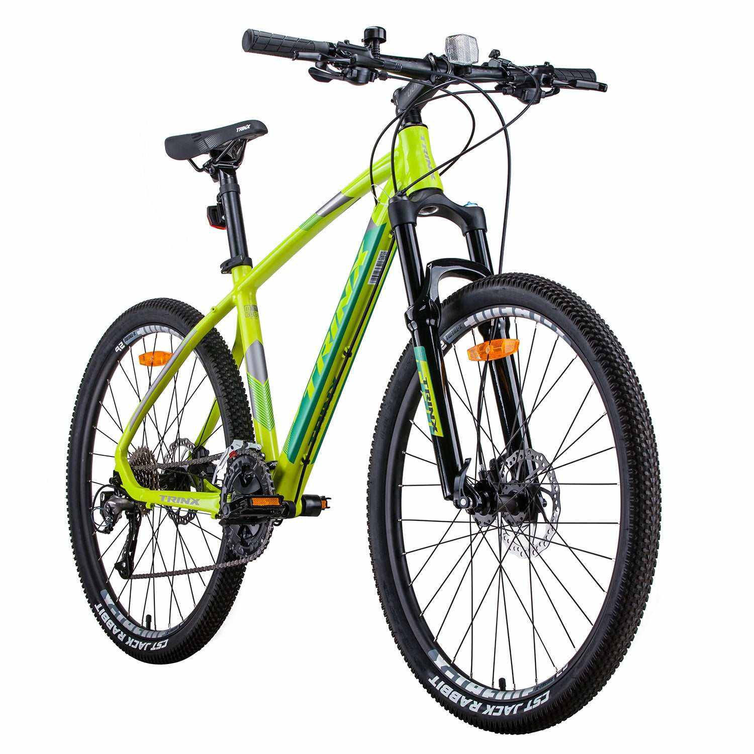 700C Mountain Bike with 27 Speed | Yellow/Grey Green
