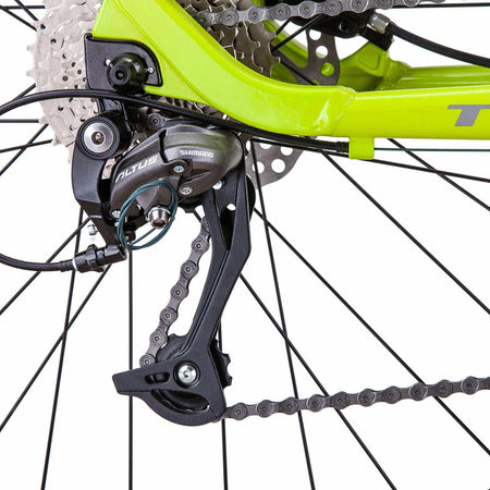 700C Mountain Bike with 27 Speed | Yellow/Grey Green