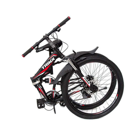 26 Inch Foldable Mountain Bike with 21 Speed | Black