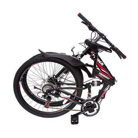 26 Inch Foldable Mountain Bike with 21 Speed | Black
