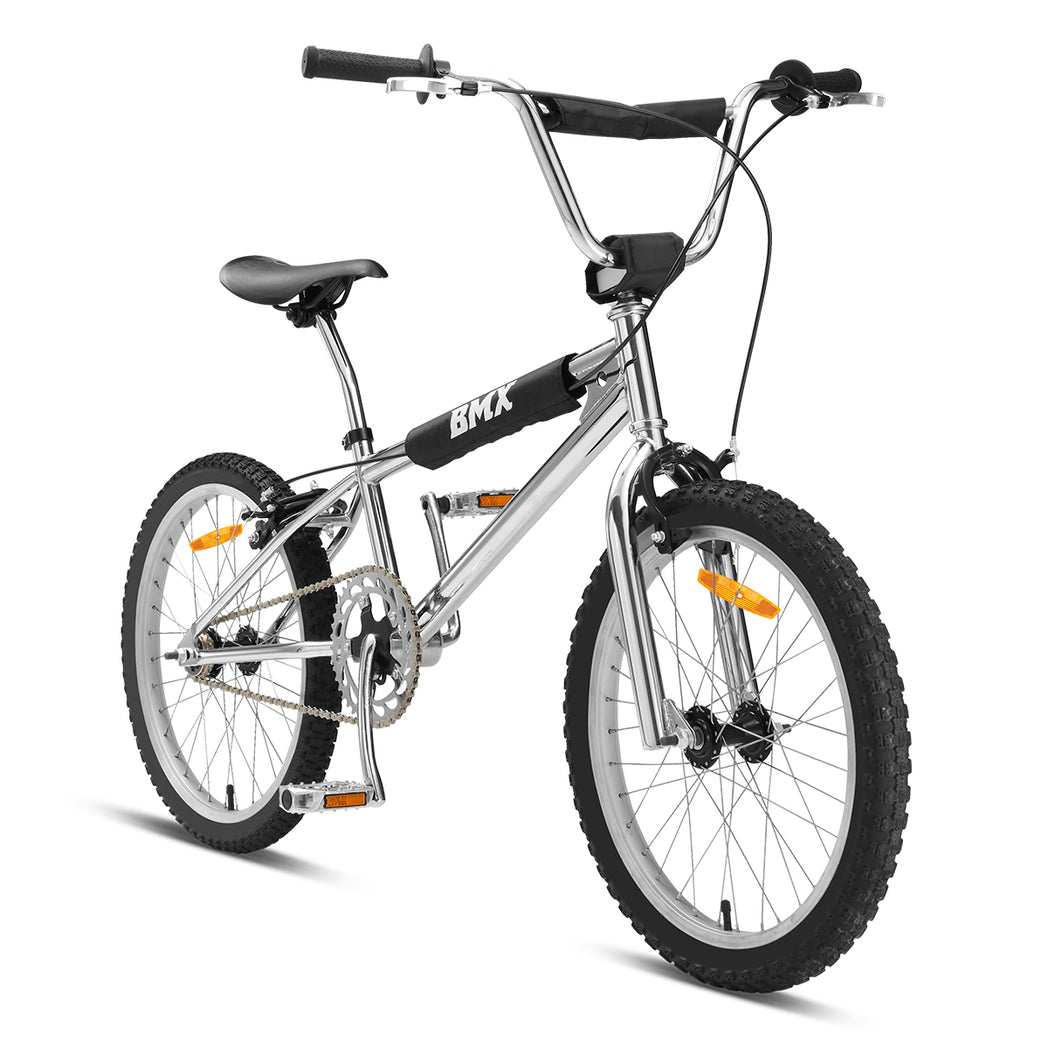 20 Inch Classic BMX Bike in Metallic Chrome