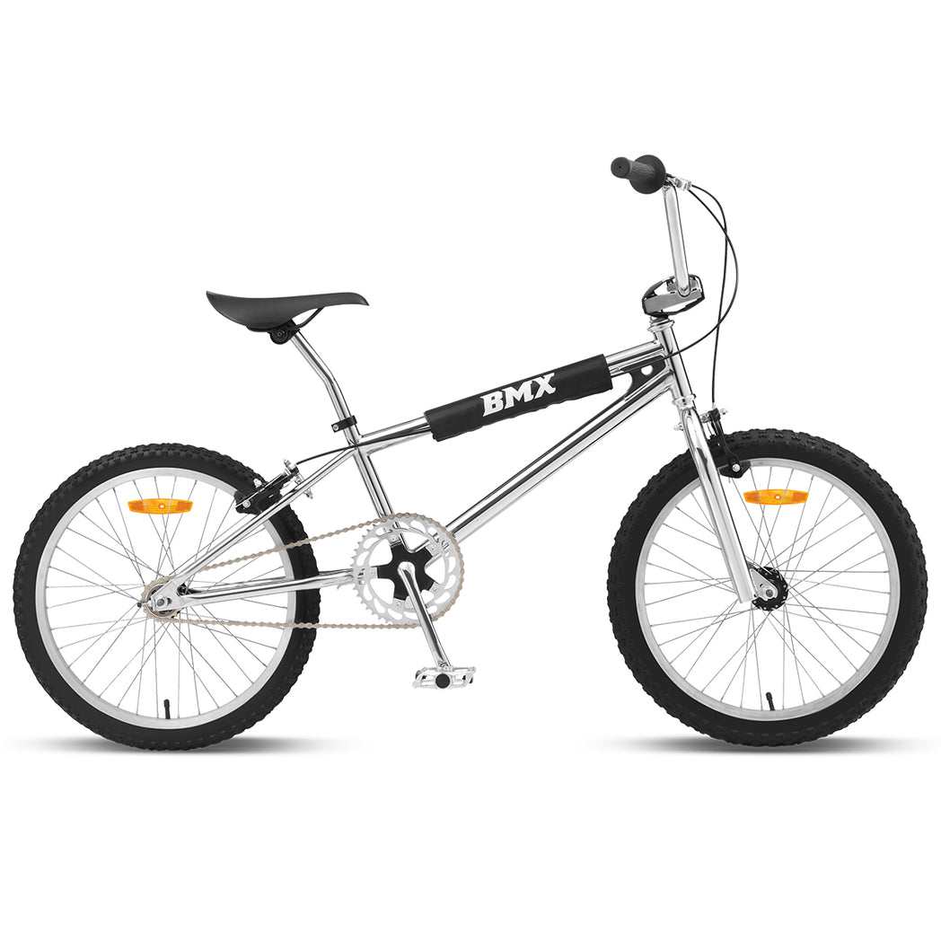 20 Inch Classic BMX Bike in Metallic Chrome