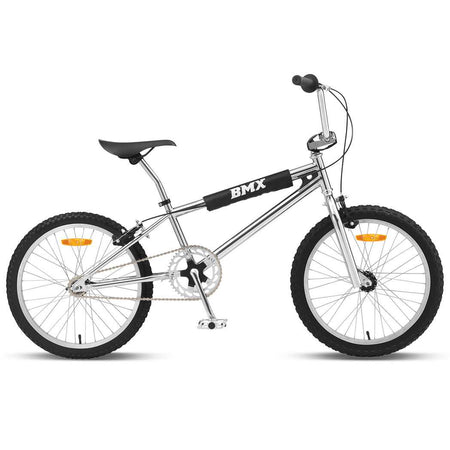 20 Inch Classic BMX Bike in Metallic Chrome