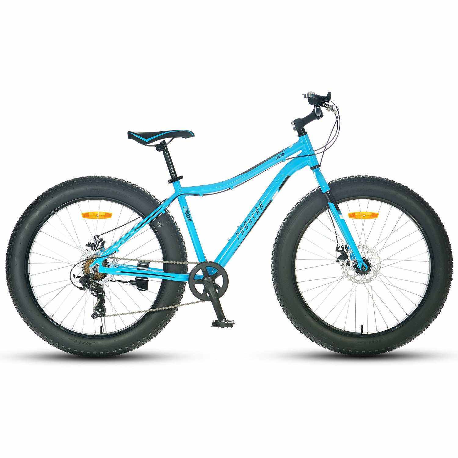 All Terrain 26 Inch Fat Bike with 7 Speed | Light Blue