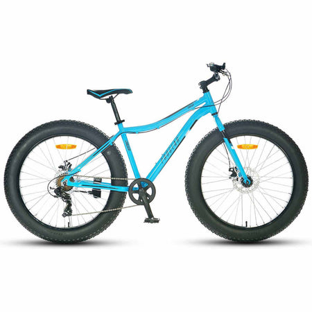 All Terrain 26 Inch Fat Bike with 7 Speed | Light Blue