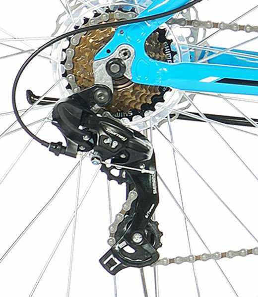 All Terrain 26 Inch Fat Bike with 7 Speed | Light Blue