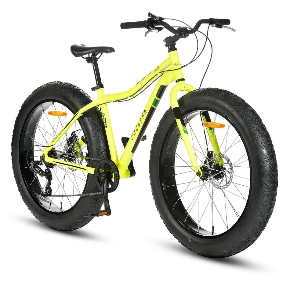 26 Inch All Terrain Fat Tyre Bike | Lime Green