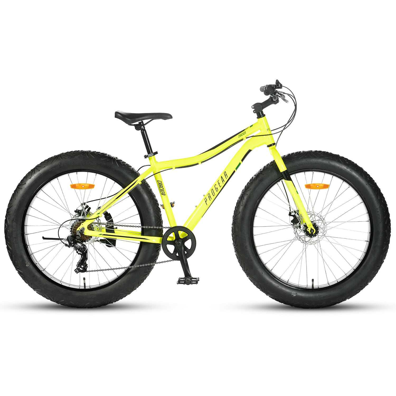 26 Inch All Terrain Fat Tyre Bike | Lime Green