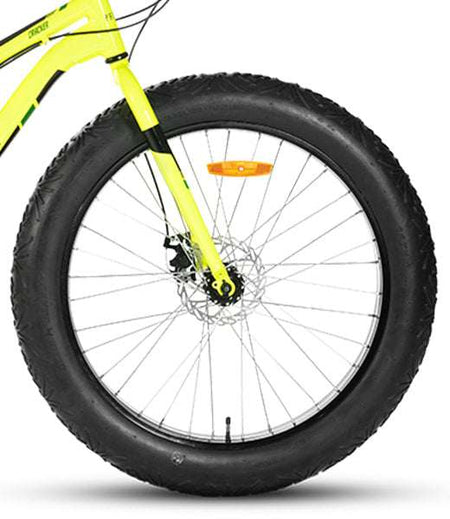 26 Inch All Terrain Fat Tyre Bike | Lime Green