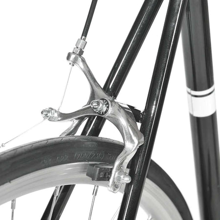 700C Steel Fixed Gear Bike, 53cm | Pearl Black