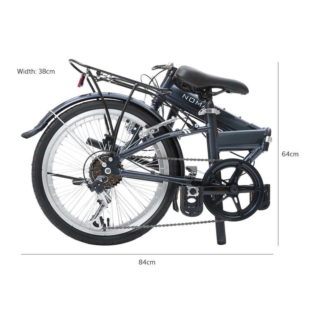 20 Inch Folding Electric Bike in Grey