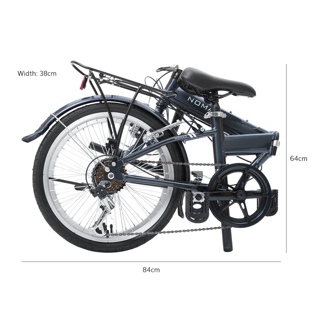 Progear Bikes Nomad Folding Bike 20 in Grey"-BicycleLab.com.au