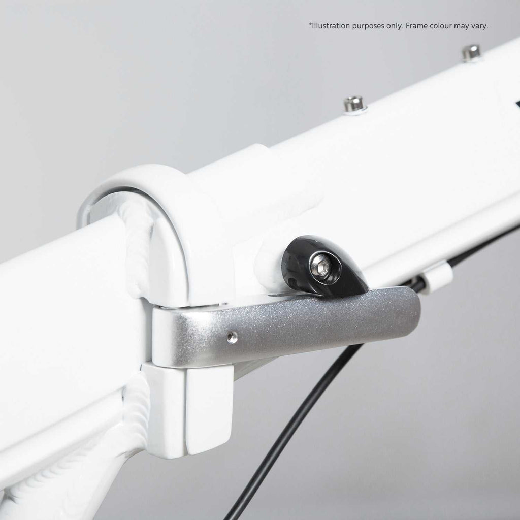 20 Inch Electric Folding Bicycle in Pearl White