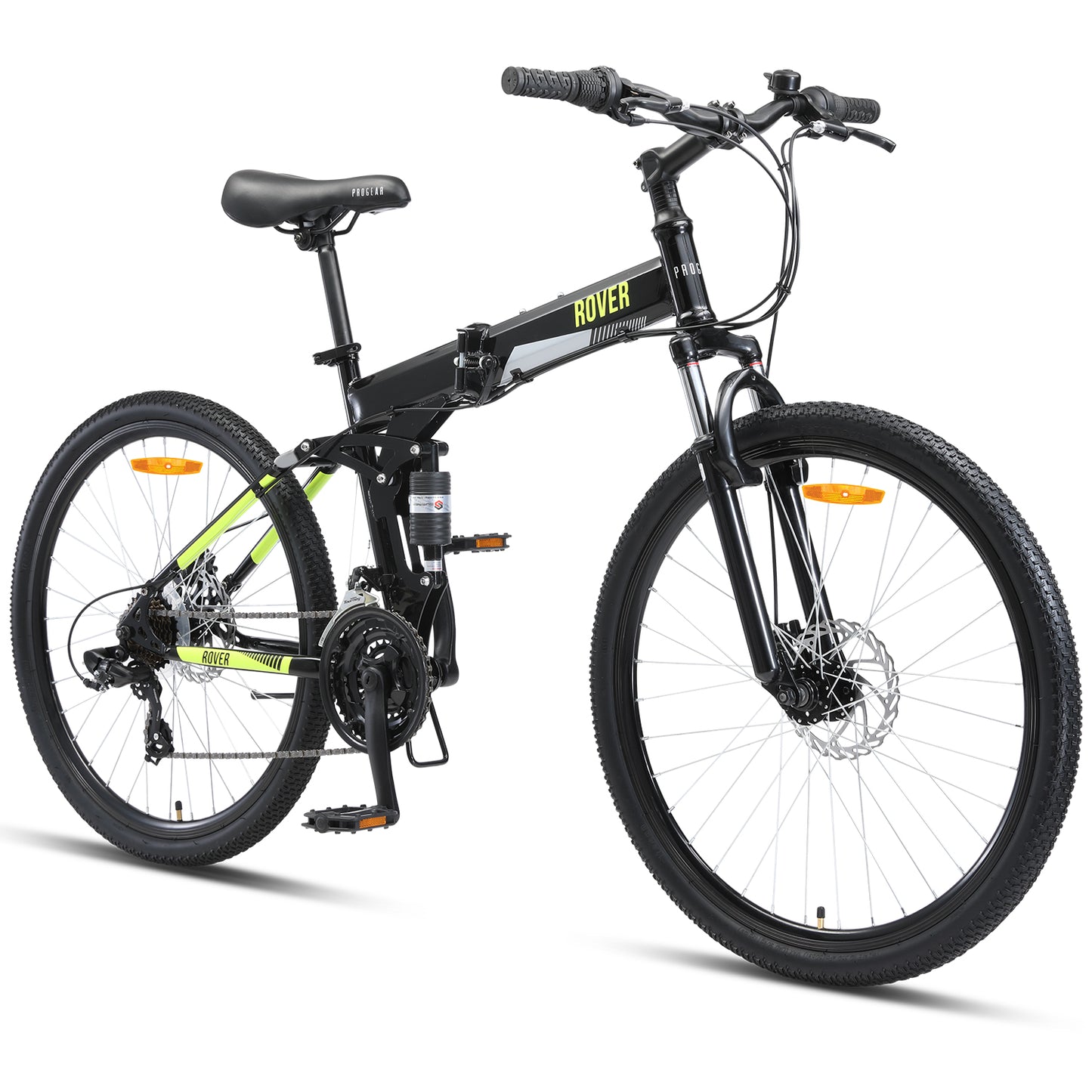 Progear Bikes ROVER Folding MTB 26 in Black"-BicycleLab.com.au