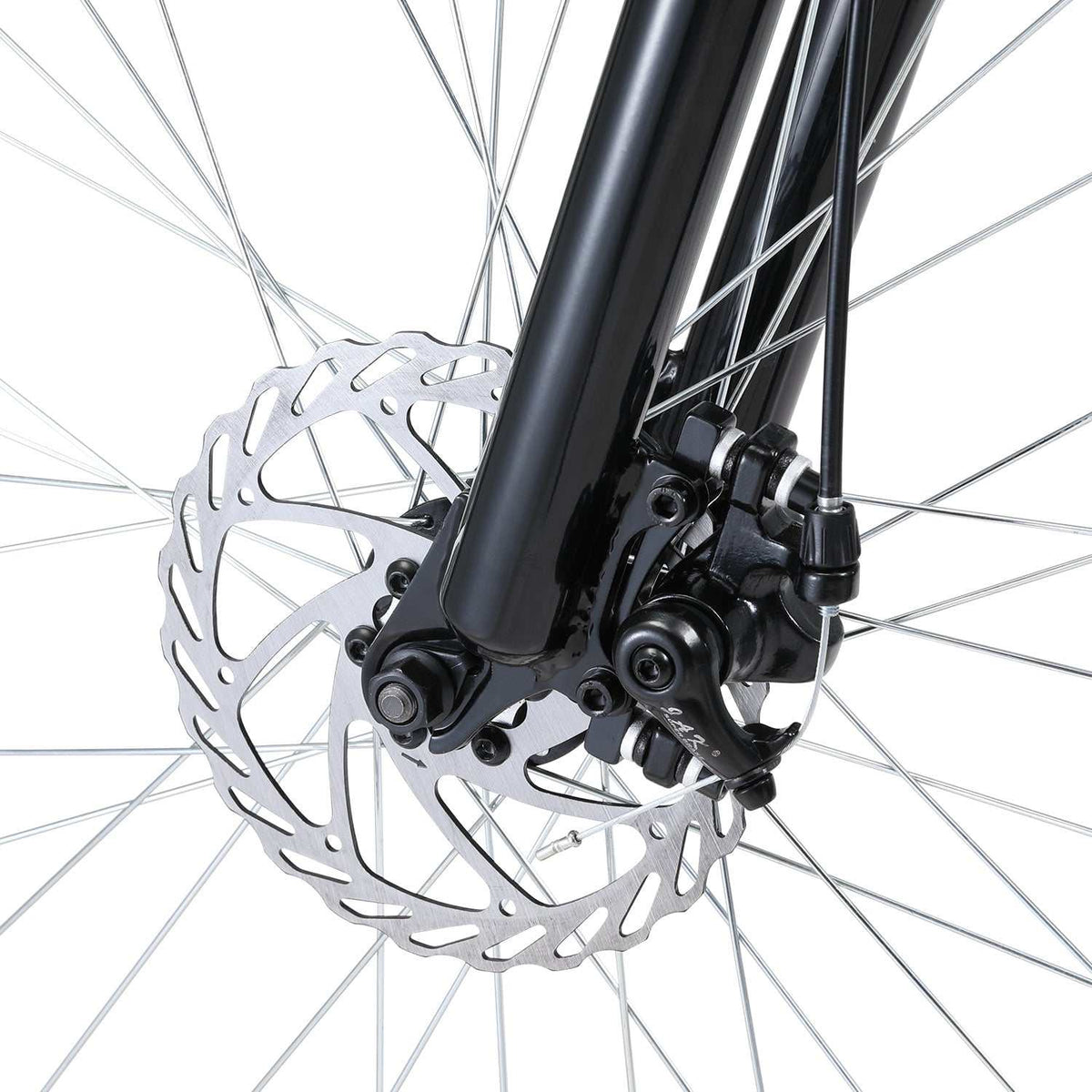 26 Inch Dual Suspension Folding Mountain Bike | Black