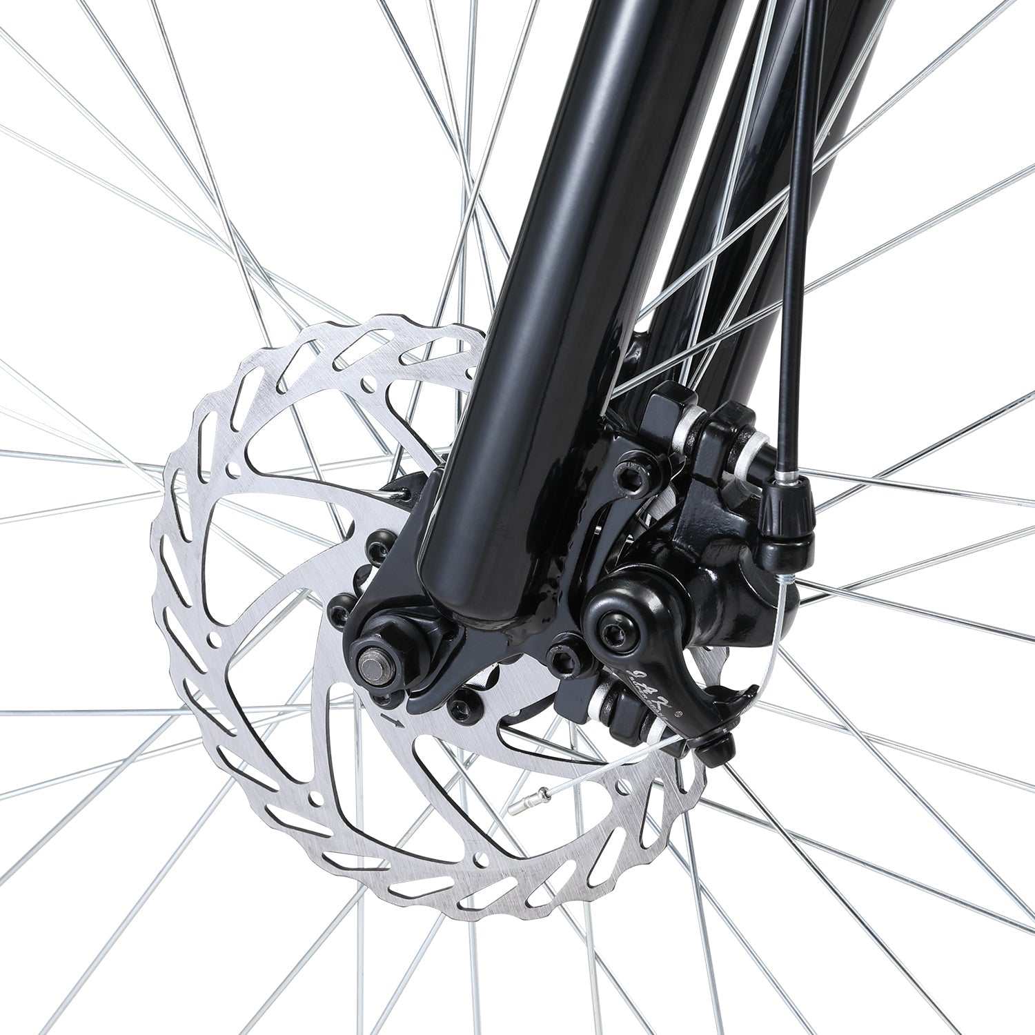 26 Inch Dual Suspension Folding Mountain Bike | Black