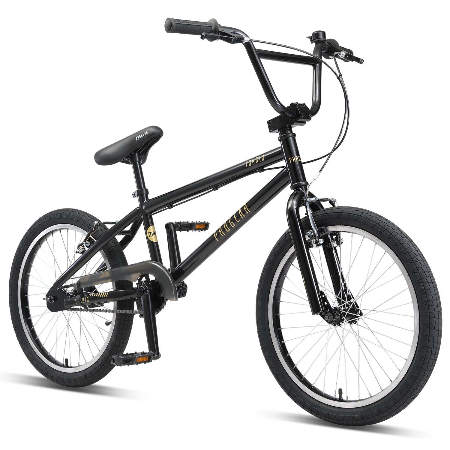 20 Inch Freestyle BMX Bike in Matt Black