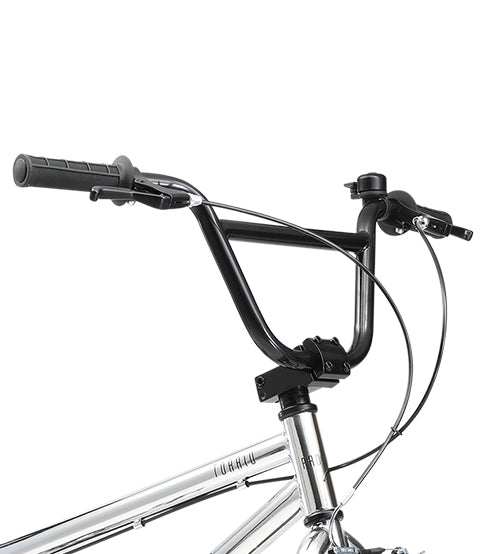 20 Inch BMX Bike with steel frame in Metallic Chrome