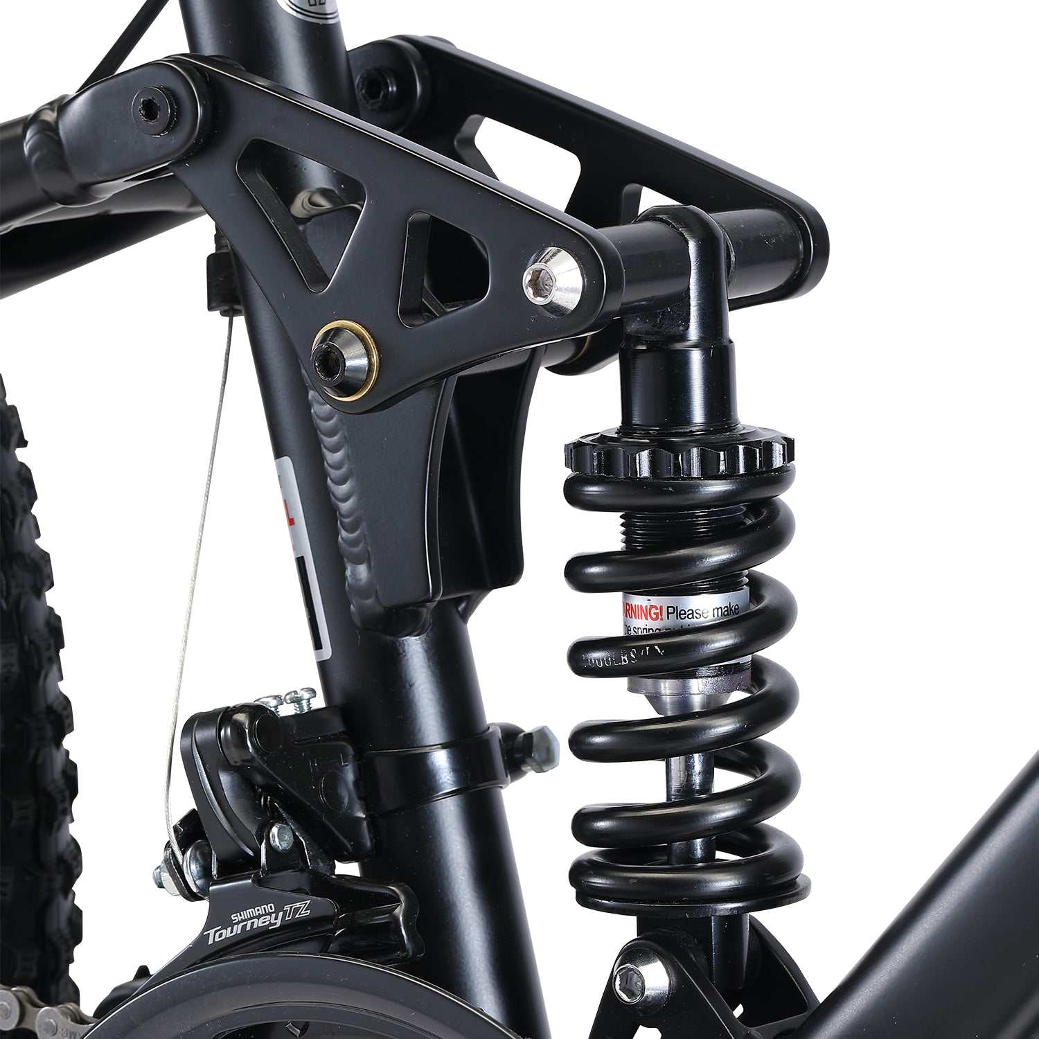 Progear Bikes Trail Dual Suspension MTB 26*17 in Stealth Black"