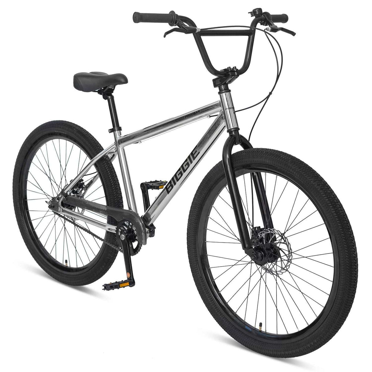 Progear Bikes Biggie BMX Bike 27.5 in Chrome"