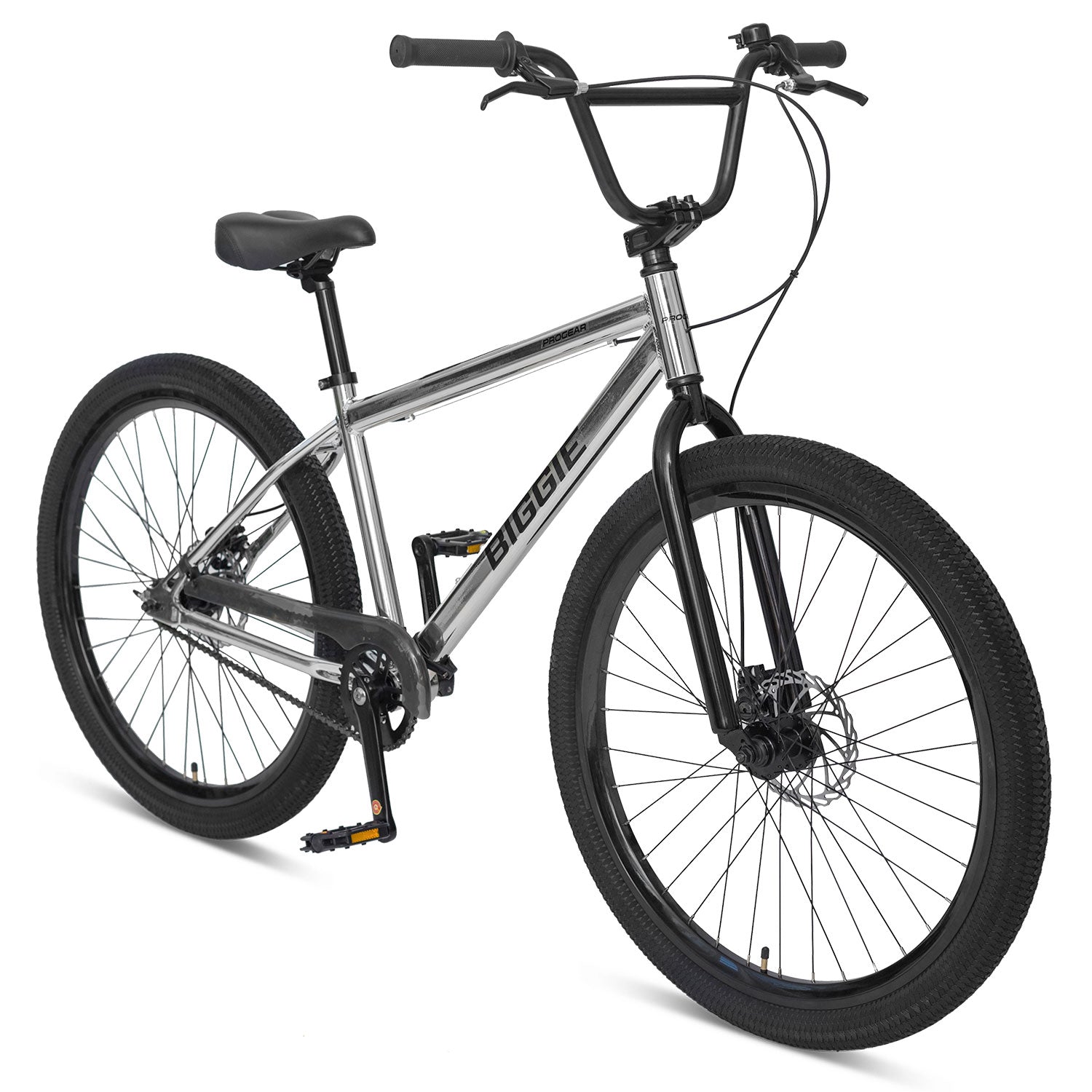 Progear Bikes Biggie BMX Bike 27.5 in Chrome"-BicycleLab.com.au