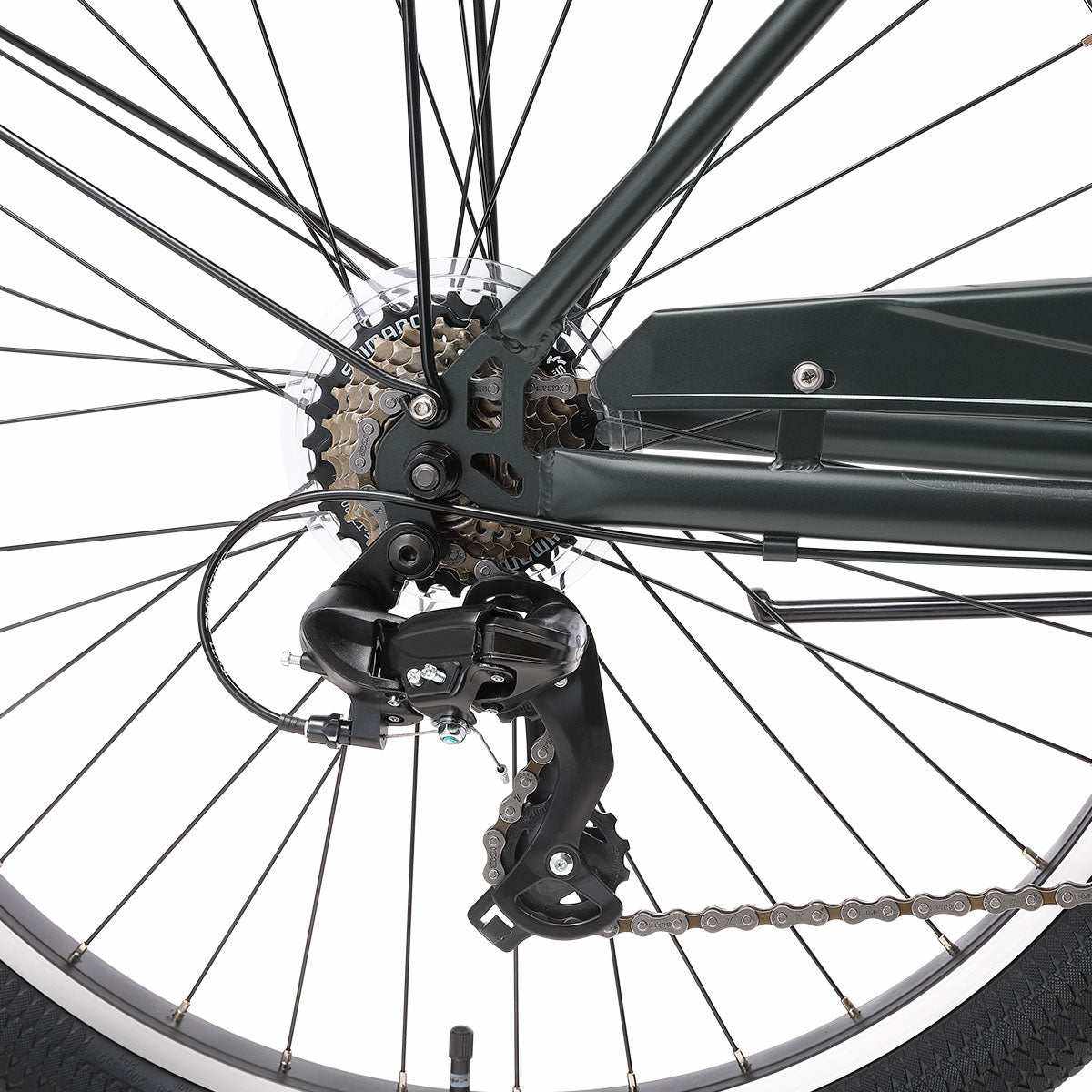 Progear Bikes Miami R7 Mens Cruiser 26*19" Forest Green (S-Ride Versio
