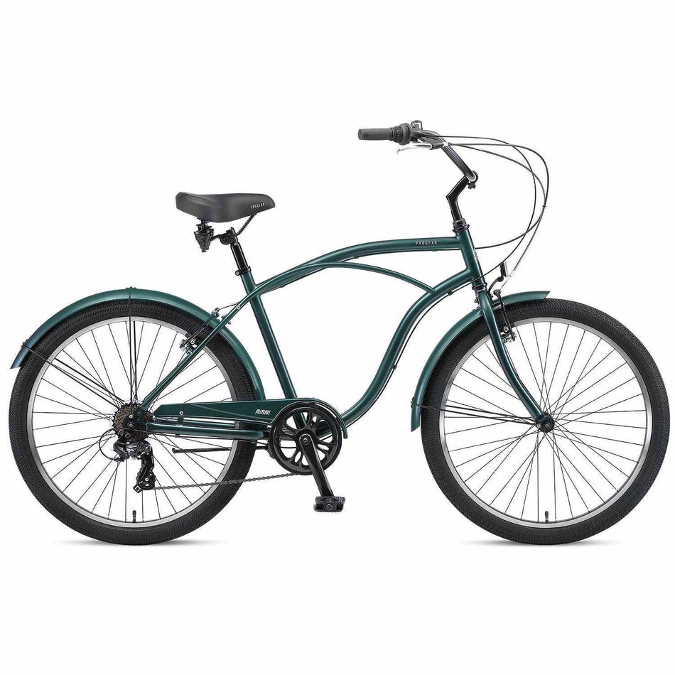 26 Inch 7 Speed Mens Beach Cruiser Bike | Forest Green