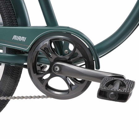 26 Inch 7 Speed Mens Beach Cruiser Bike | Forest Green