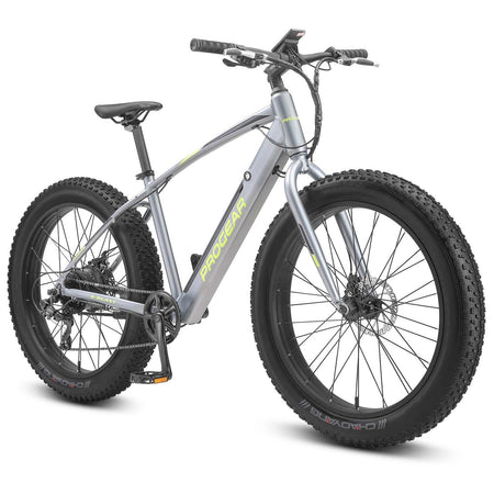 Lightweight 26 Inch Electric Fat Tyre Bike with 8 Speed | Slate