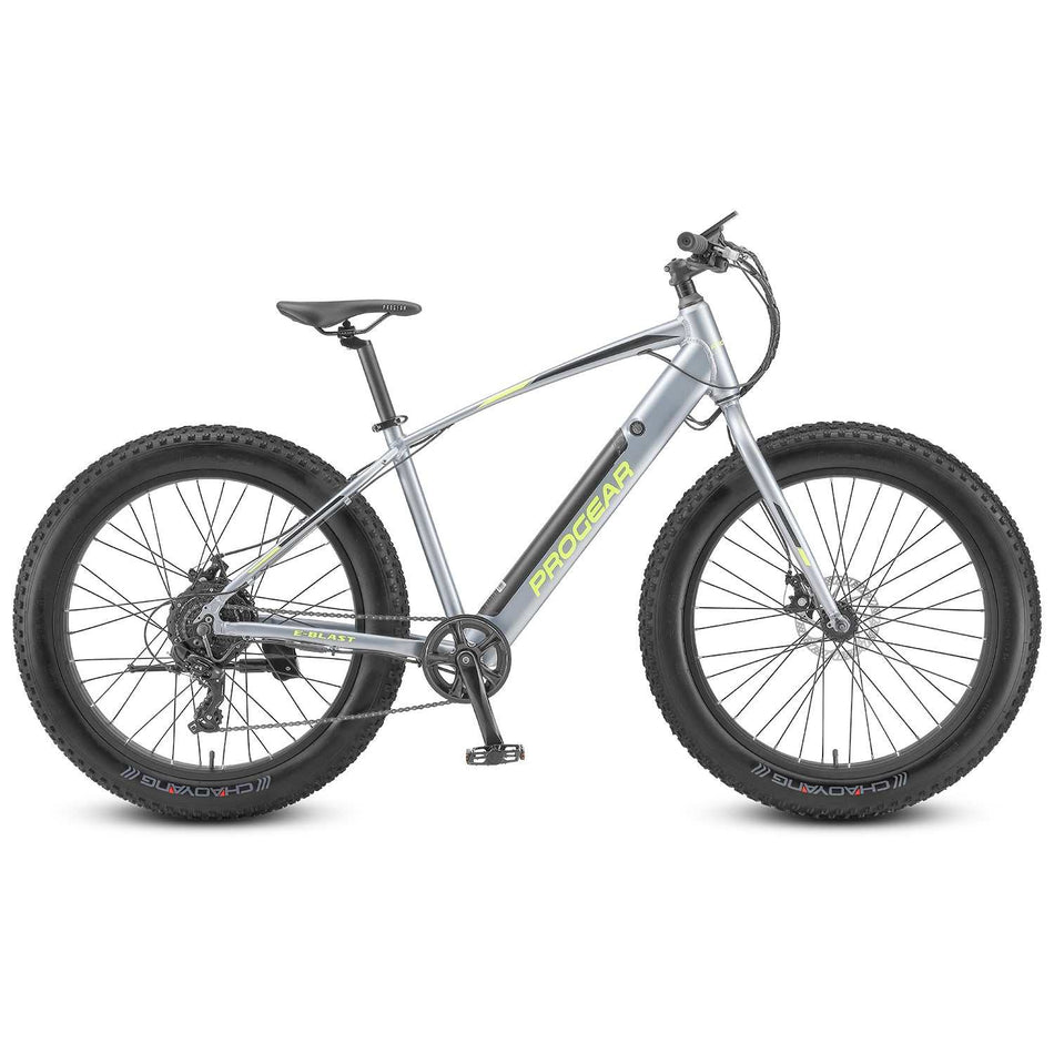 Lightweight 26 Inch Electric Fat Tyre Bike with 8 Speed | Slate
