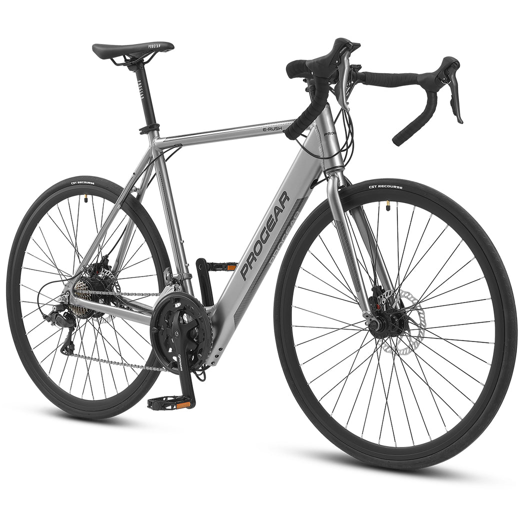 Progear Bikes E-Rush E-Road Bike 700*53cm Grey-BicycleLab.com.au