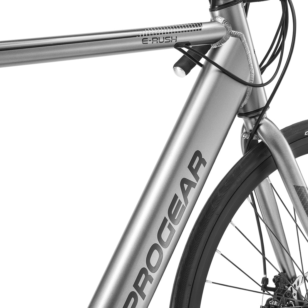 Progear Bikes E-Rush E-Road Bike 700*53cm Grey-BicycleLab.com.au