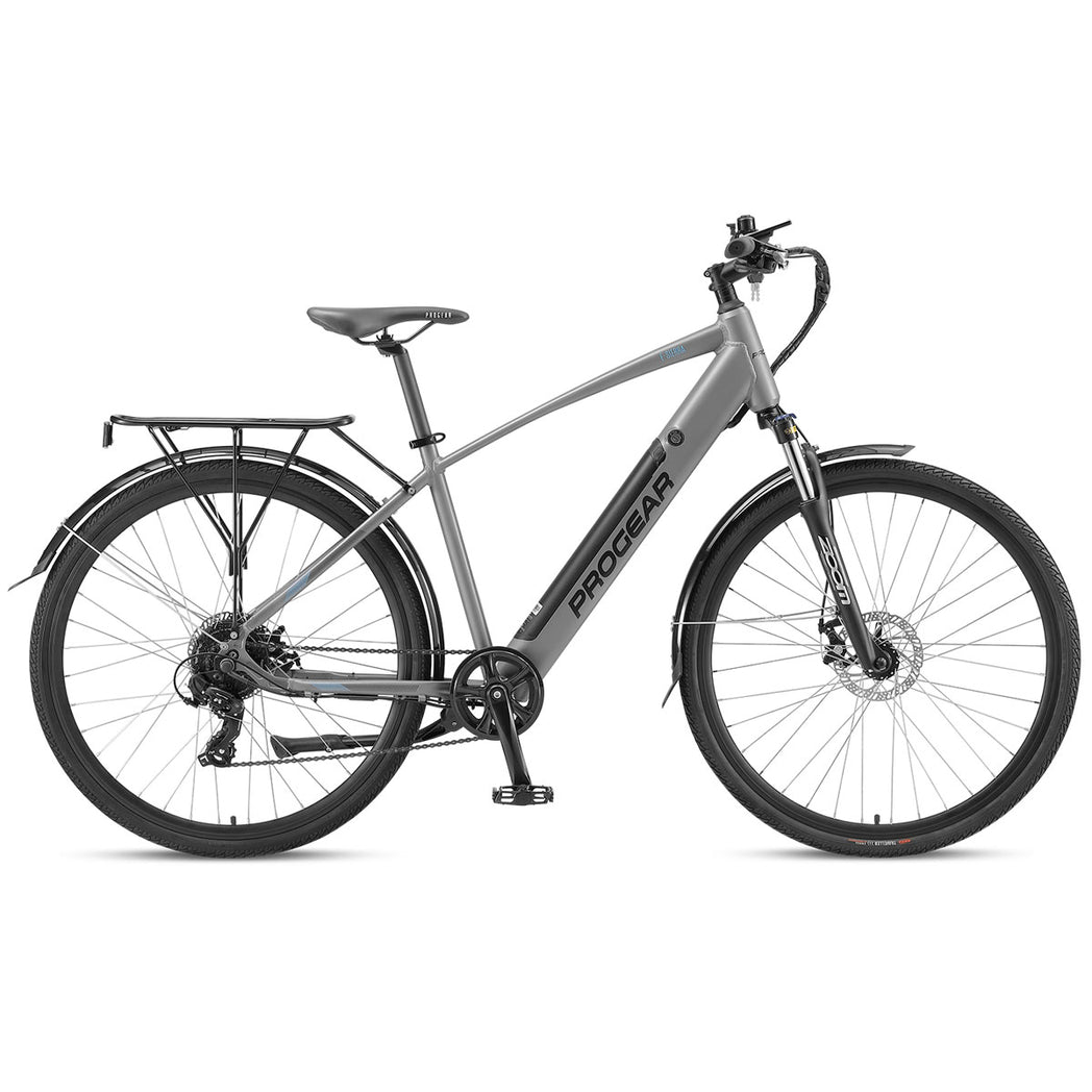 Progear Bikes E-Sierra Hybrid E-Bike Mens 700c*18 in Shadow"-BicycleLab.com.au